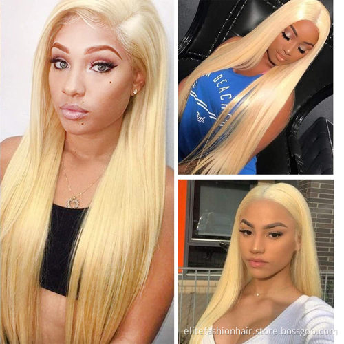 Remy Virgin Brazilian Hair Bundles Straight 100% Real human Blonde Hair Bundles For Black Women 613 Blonde Human Hair Bundles